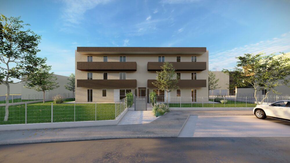 Render 5 – edifici A-B-C-D